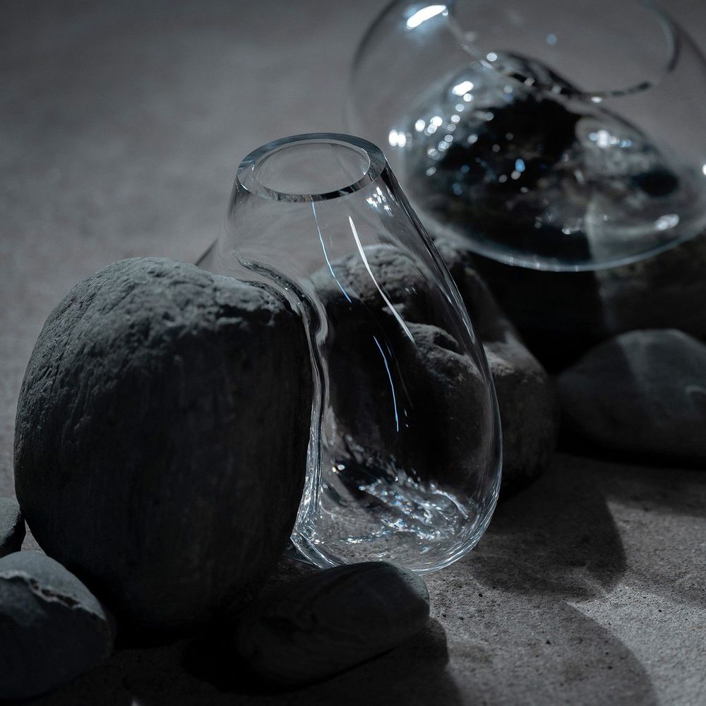Vases - Bare Flower Vase - ATELIER AO - JAPANESE BLUE STONE -