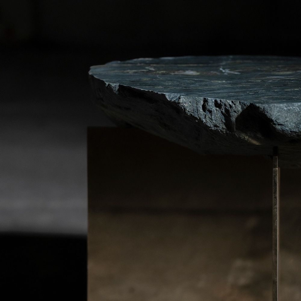 Coffee tables - Bare Coffee Table - ATELIER AO - JAPANESE BLUE STONE -