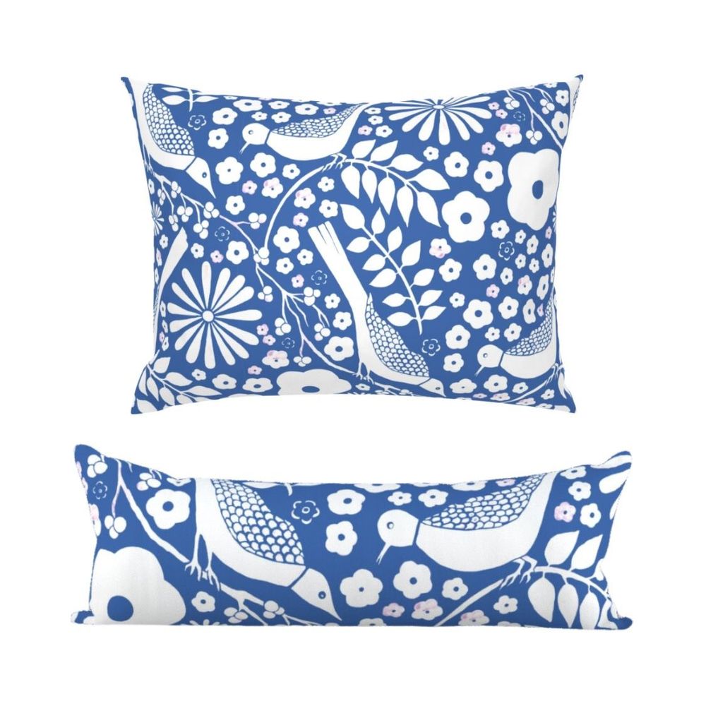 Design textile et surface - Blue Garden - PAULA BOUFFARD
