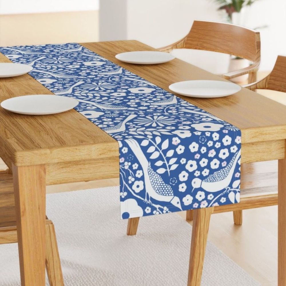Design textile et surface - Blue Garden - PAULA BOUFFARD