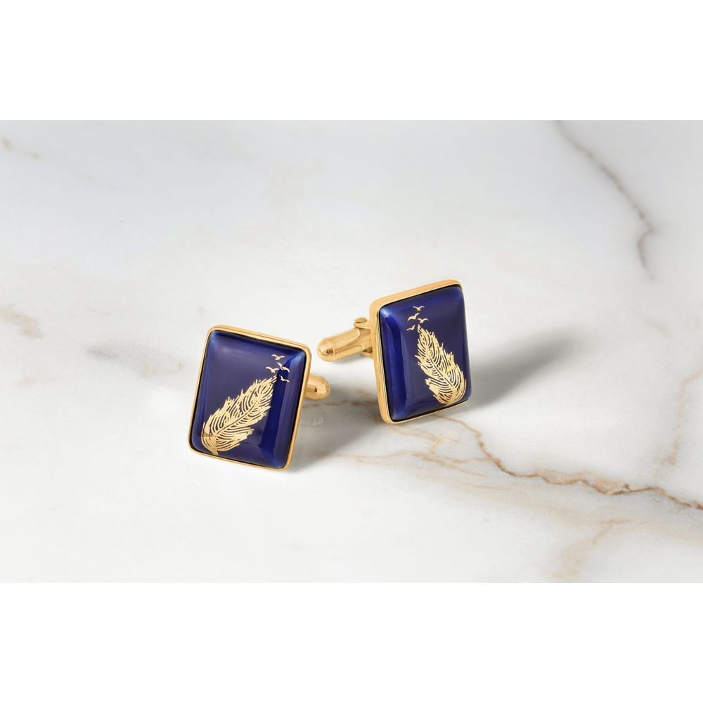Jewelry - Cufflinks "Golden Dawn" - WAGNER ARTE
