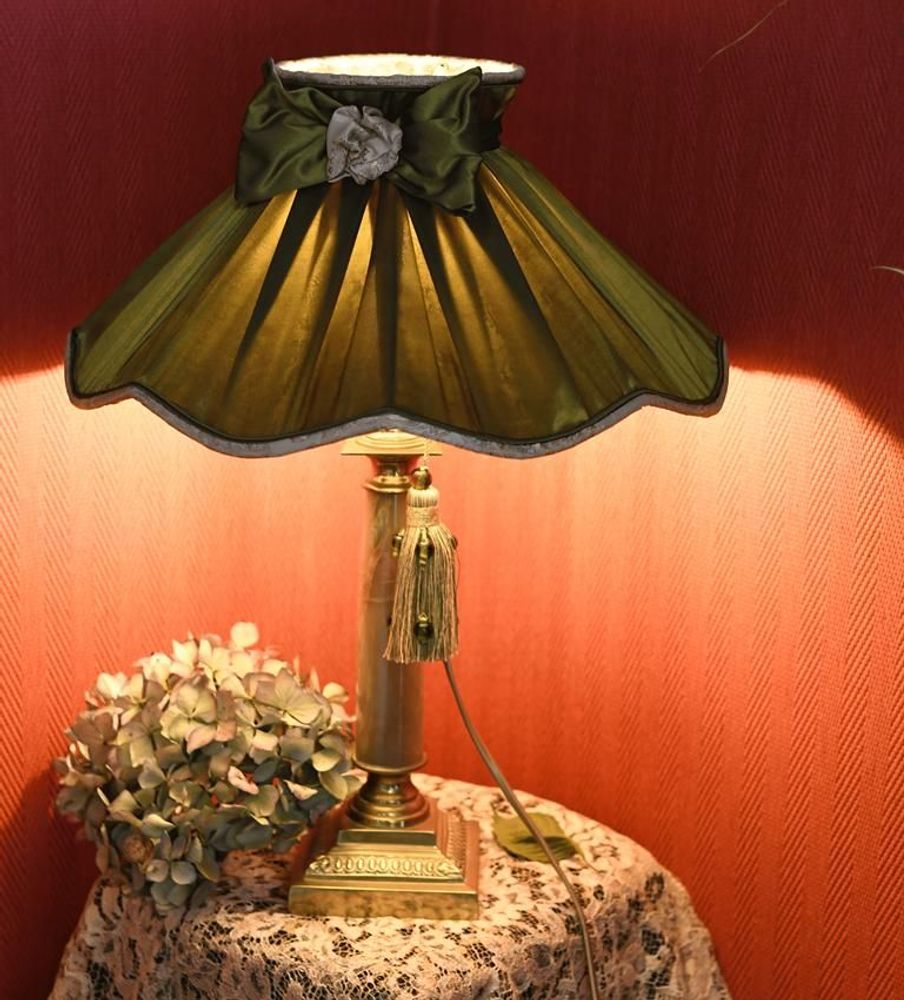 Decorative objects - Princess Belle Epoque silk taffeta lampshade - BELLE EPOQUE