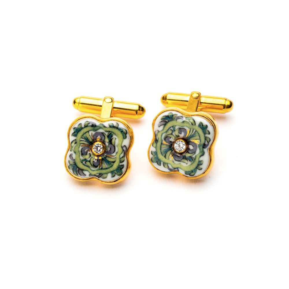 Bijoux - Boutons de manchette croix "Byzantium" - WAGNER ARTE