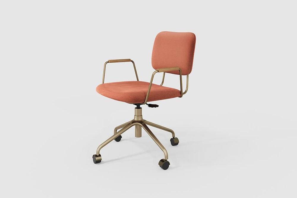 Chaises - "BRUNA" CHAISE DE BUREAU MINIMALISTE - ALESSANDRA DELGADO DESIGN