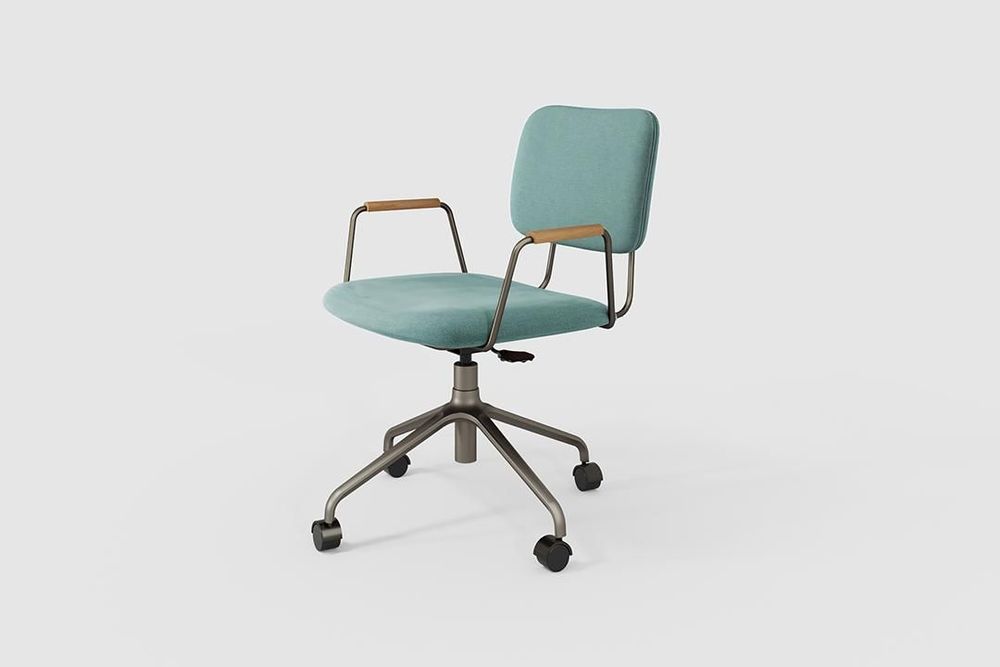 Chaises - "BRUNA" CHAISE DE BUREAU MINIMALISTE - ALESSANDRA DELGADO DESIGN