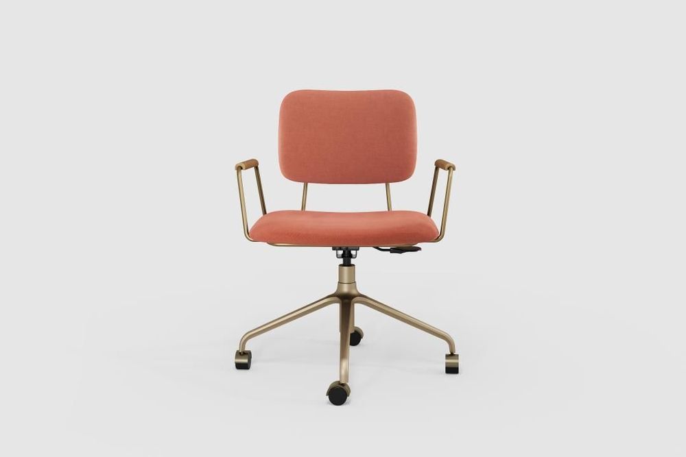 Chaises - "BRUNA" CHAISE DE BUREAU MINIMALISTE - ALESSANDRA DELGADO DESIGN