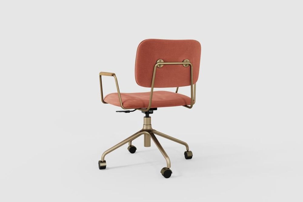 Chaises - "BRUNA" CHAISE DE BUREAU MINIMALISTE - ALESSANDRA DELGADO DESIGN