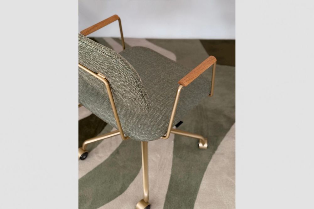 Chaises - "BRUNA" CHAISE DE BUREAU MINIMALISTE - ALESSANDRA DELGADO DESIGN