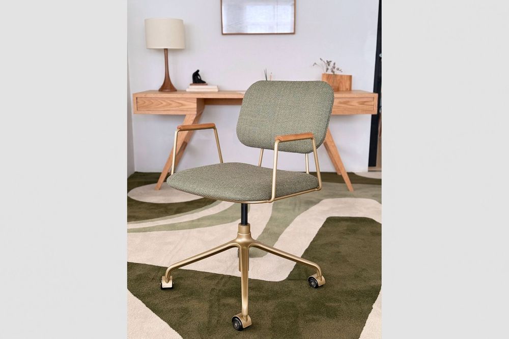 Chaises - "BRUNA" CHAISE DE BUREAU MINIMALISTE - ALESSANDRA DELGADO DESIGN