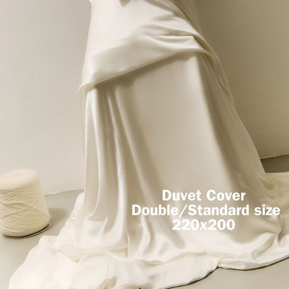 Linge de lit - Housse de couette 100 % soie double taille standard 220x200 - T.SILK COLLECTION