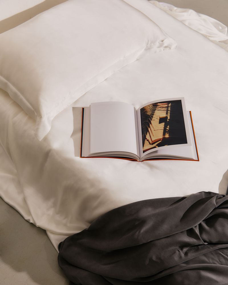 Linge de lit - Housse de couette 100 % soie double taille standard 220x200 - T.SILK COLLECTION