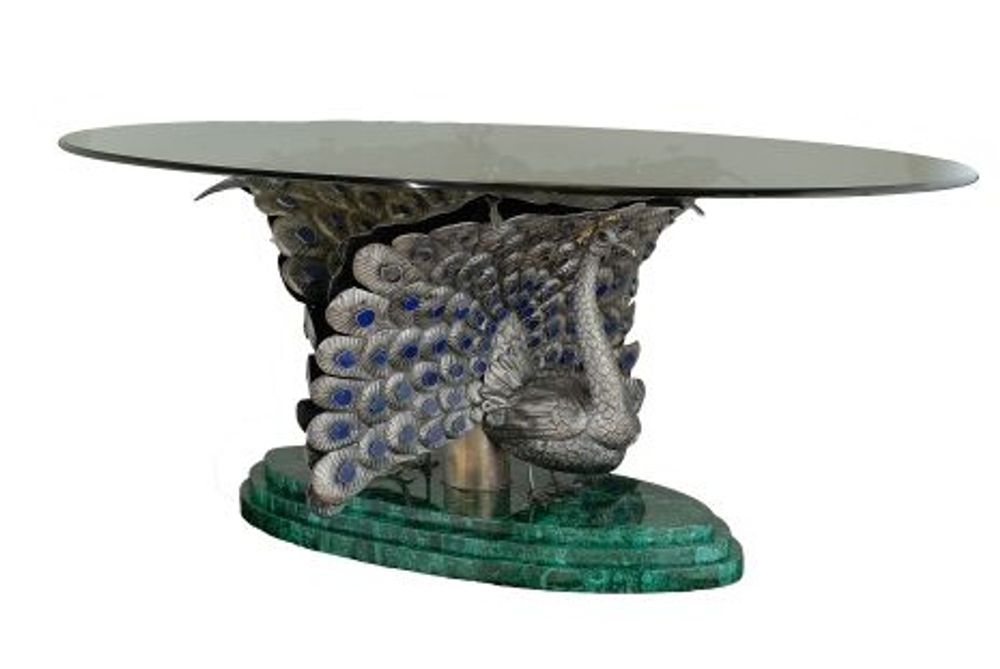 Autres tables - Table à deux paons - FRANCO LAPINI 1963