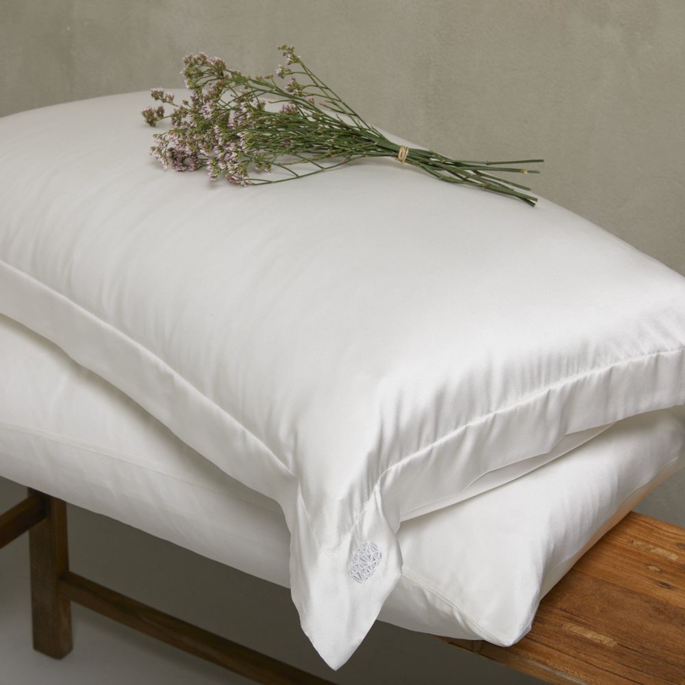 Couettes et oreillers - Coussin 100 % soie, rembourrage en soie 50x80 épaisseur fine gr.1000/r - T.SILK COLLECTION