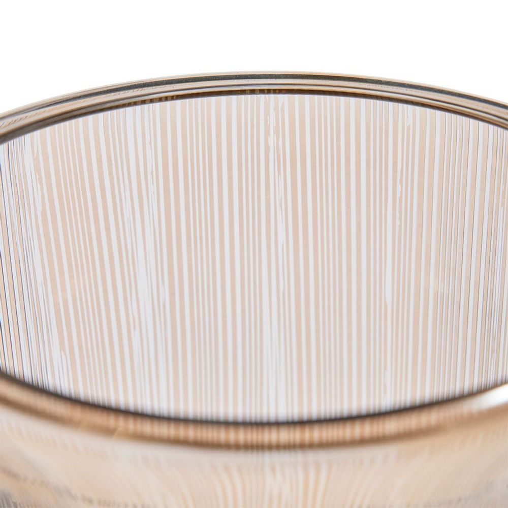 Objets de décoration - Photophore en verre et en marbre sienne noir Maïa - CFOC