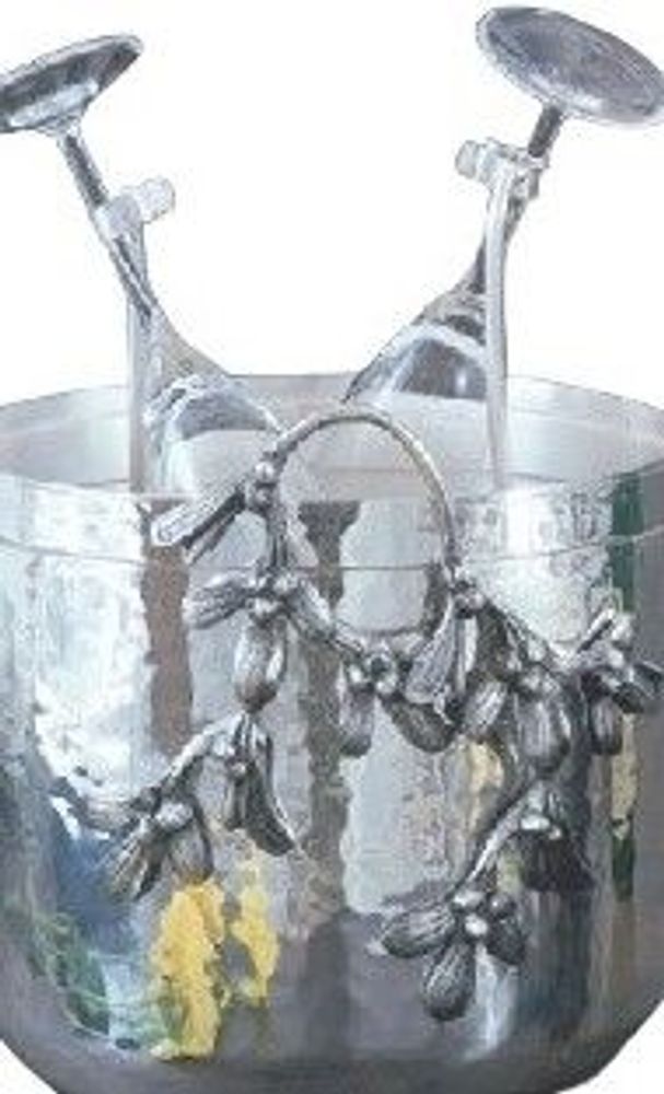 Bols - Seau à champagne sujet gui - FRANCO LAPINI 1963