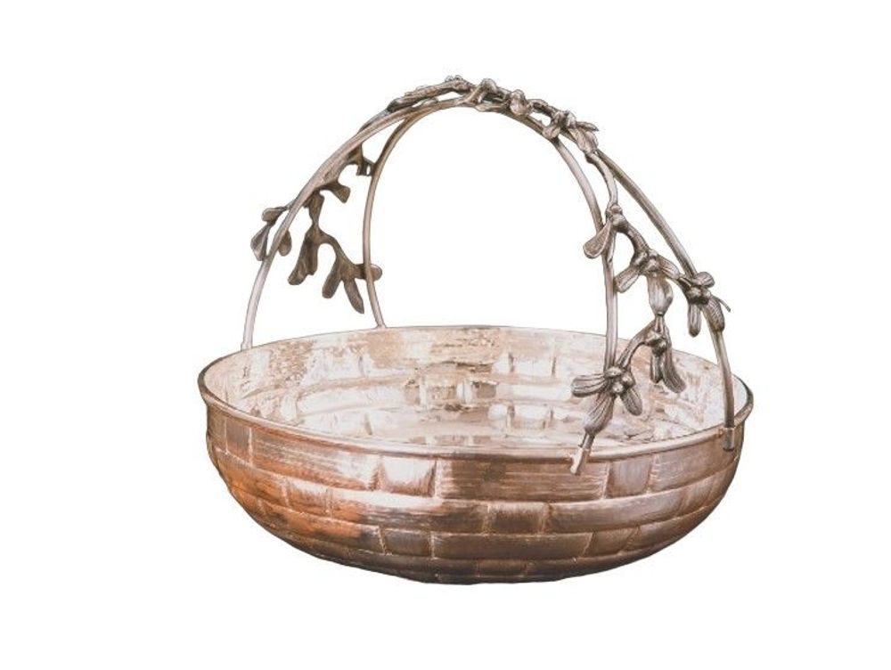 Platter and bowls - Basket subject gui - FRANCO LAPINI 1963