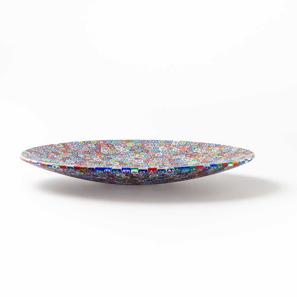Decorative objects - Millefiori Murano glass plate - ERCOLE MORETTI