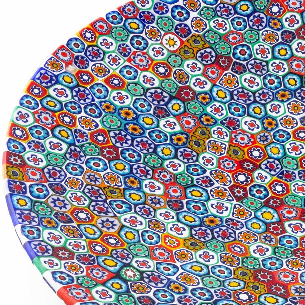 Decorative objects - Millefiori Murano glass plate - ERCOLE MORETTI