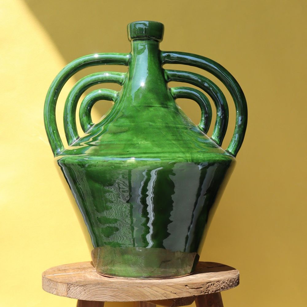 Vases - Vase Anses Multiples - Vert - MAISON MARMOL