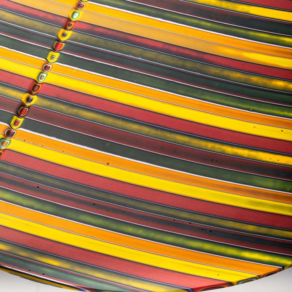Art glass - Partresso Murano Glass plate - ERCOLE MORETTI