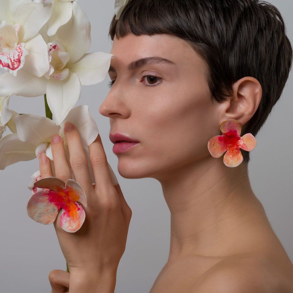 Bijoux - Boucles d'oreilles Blume E2 - DORA HARALAMBAKI