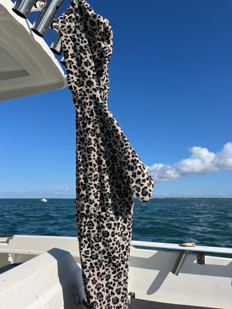 Bathrobes - Luxe Poncho Bath Towel - Leopard - ATELIER DUNE