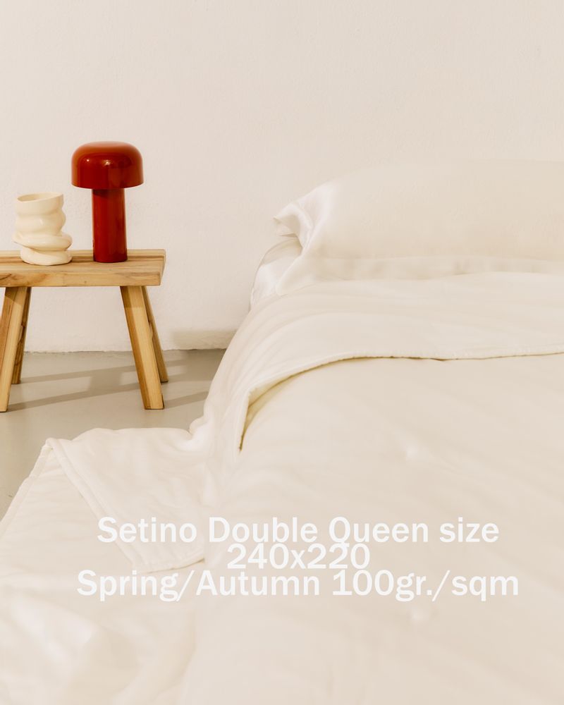 Linge de lit - Couette 100 % soie Setino, double/queen size, 240 x 220, printemps/aut - T.SILK COLLECTION