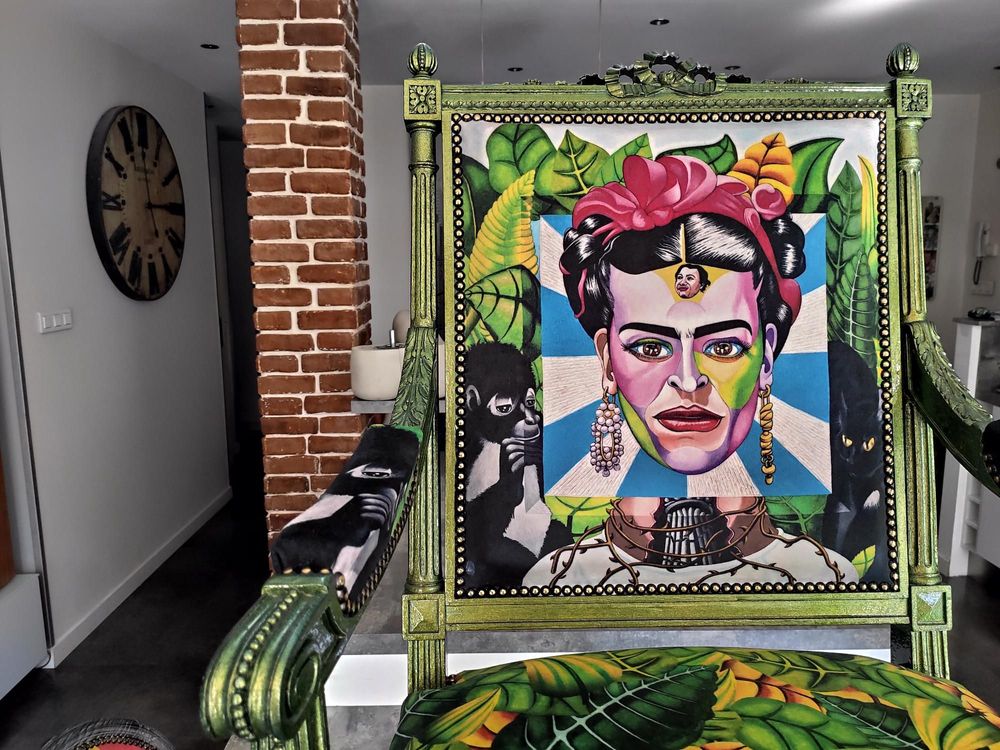 Customizable objects - Frida Kahlo CHAMIZO armchair - LUVI'ART