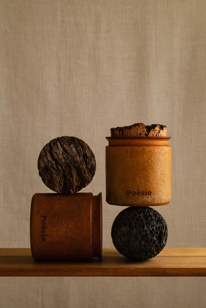 Candles - Signature candle\" Artefact\ " - WITH POESIE