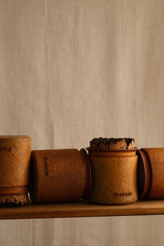 Candles - Signature candle\" Artefact\ " - WITH POESIE