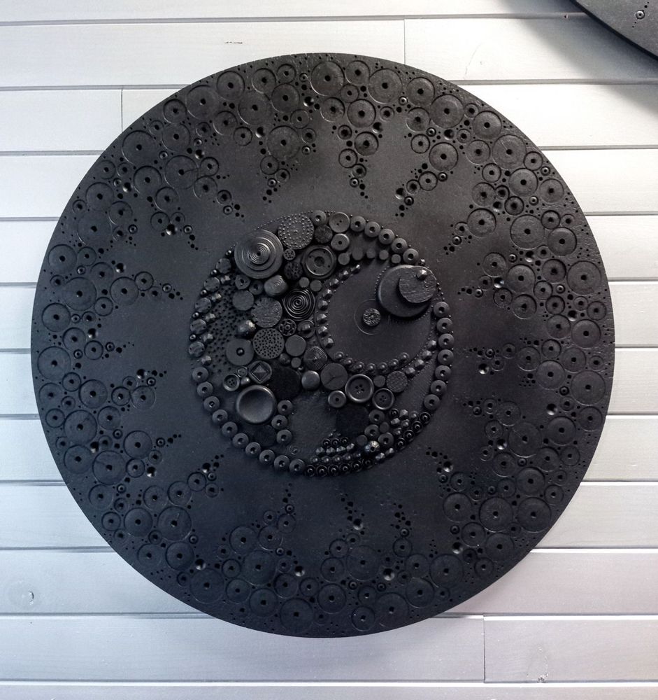 Unique pieces - Wall sculpture 60 cm in diameter - ANNY JUILLET - DESIGN