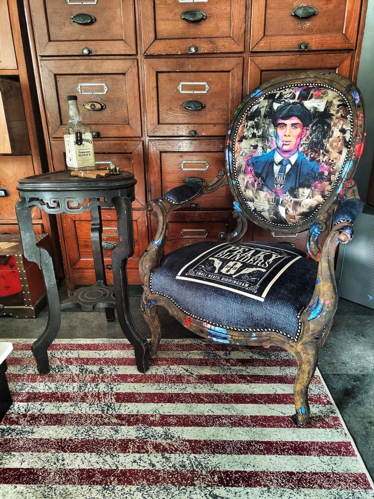 Design objects - Peaky Blinders Chair - LUVI'ART