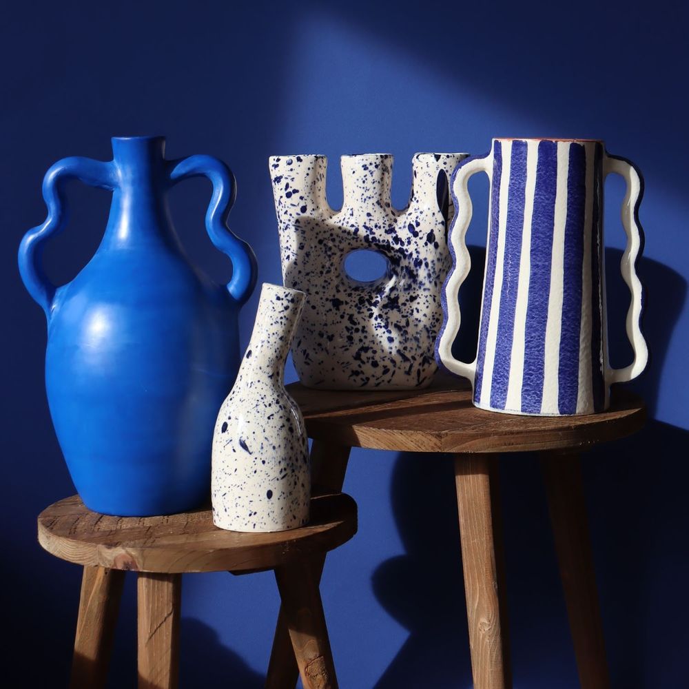 Vases - Vase Romain - Blue - MAISON MARMOL