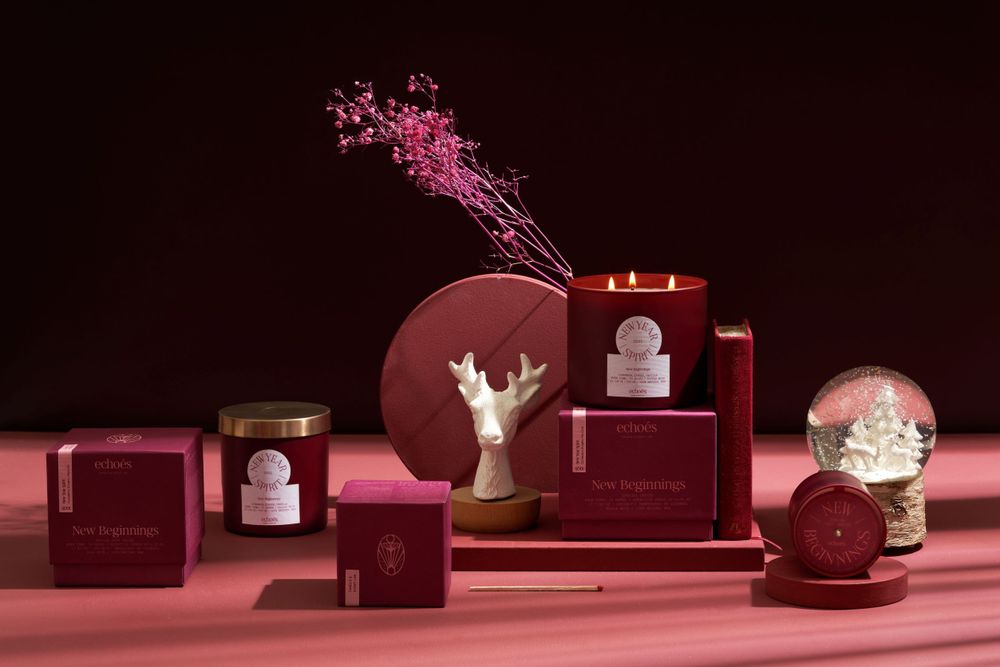 Candles - New Beginnings Candle & Diffuser Collection - ECHOES CANDLE & SCENTS LAB.