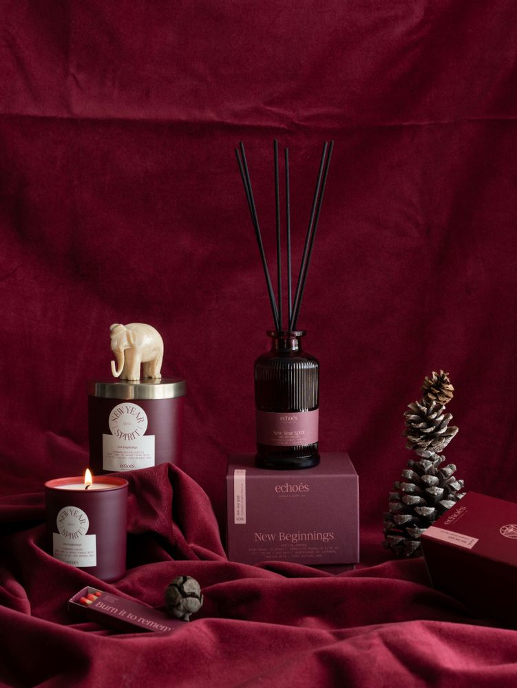 Candles - New Beginnings Candle & Diffuser Collection - ECHOES CANDLE & SCENTS LAB.