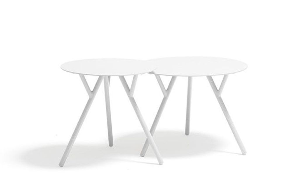 Lawn tables - DJ side table (diameter 50 cm) - COUTURE JARDIN