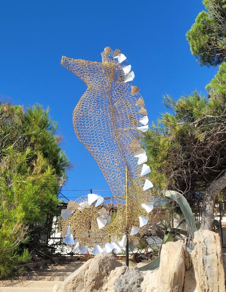 Pièces uniques - Inspiration aquatique- les hippocampes - ODILE MOULIN SCULPTURES