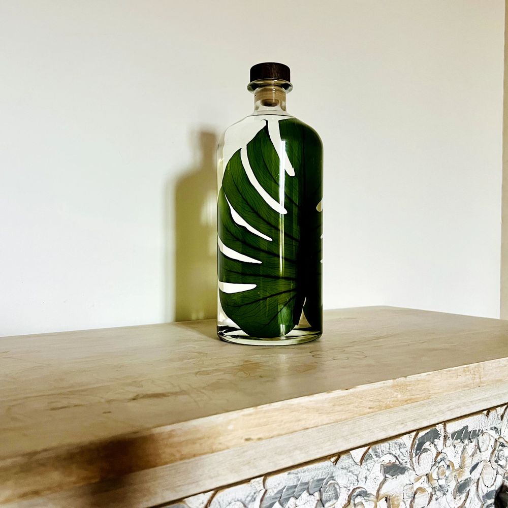 Gifts - Theophile's Herbarium — Monstera XL - Plant immersed in a bottle - THEOPHILE BERTHON