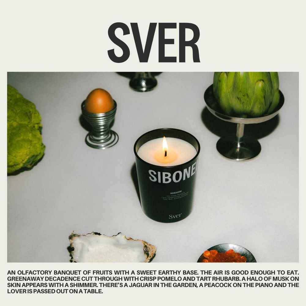 Gifts - CANDLE: SVER (MANDARINE) - SIBONEI