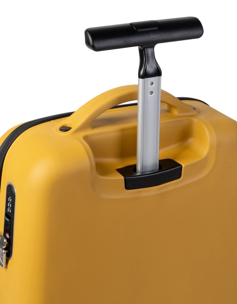Travel accessories - POP-UP, trolley bags in recycled rubber, color Maremma Yellow - ZOOM BAGS