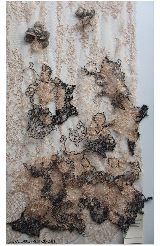 Design textile et surface - Fil sur dentelle André Laude - AURÉLIE LANOISELÉE