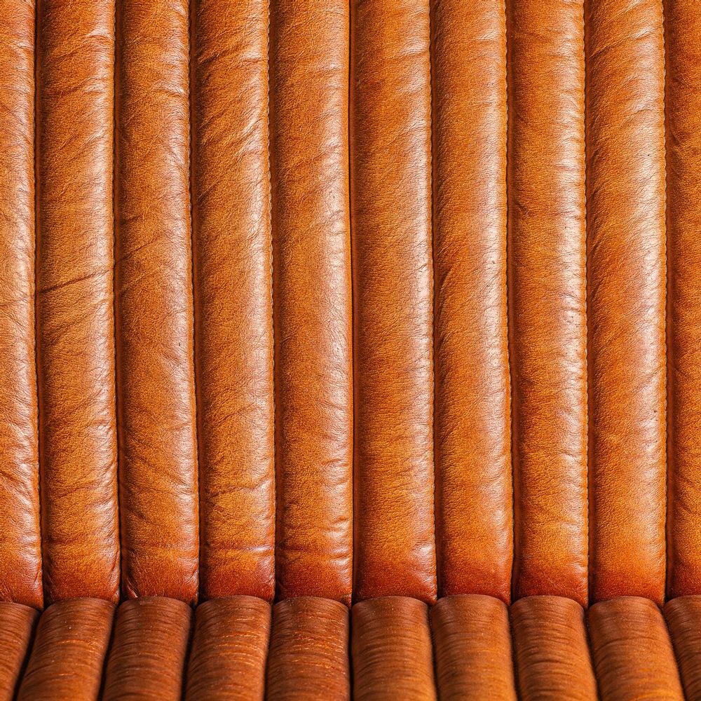 Other tables - Brown iron sofa 124x62x92 cm - VICAL