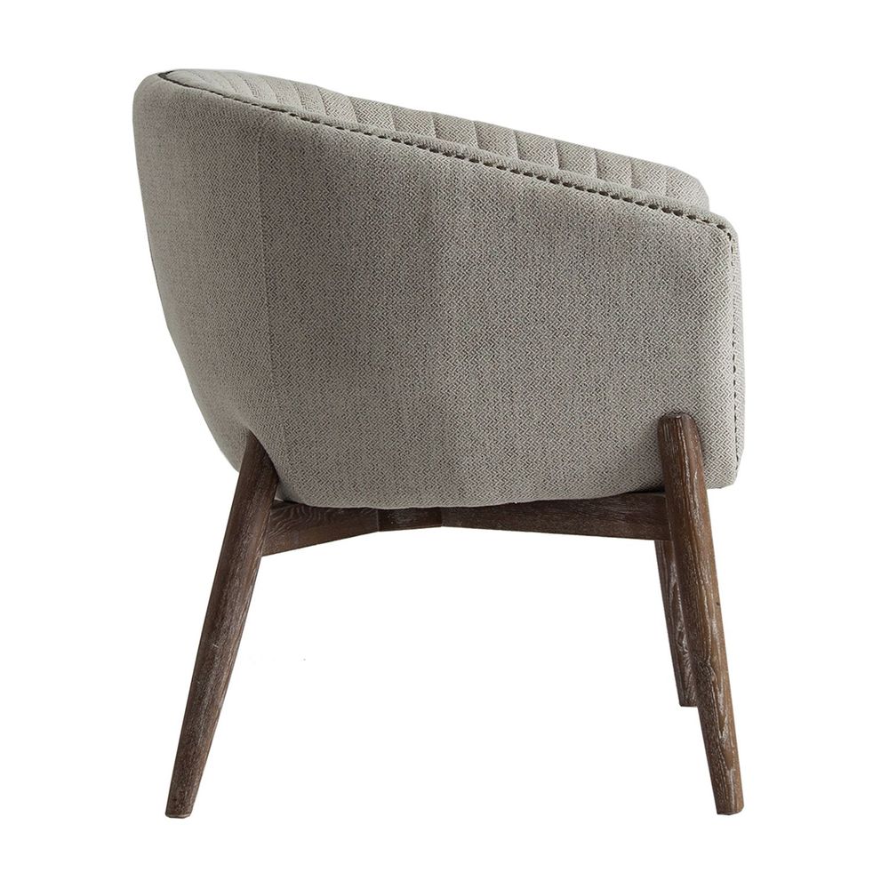 Chaises - Fauteuil en bois de sapin blanc 69x69x79 cm - VICAL