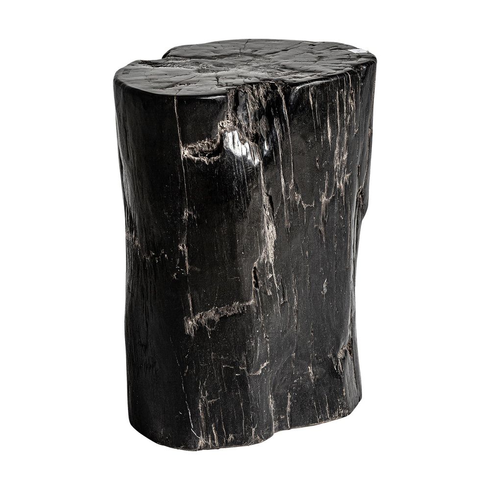 Autres tables - Table basse en bois pétrifié marron 30x26x38 cm - VICAL