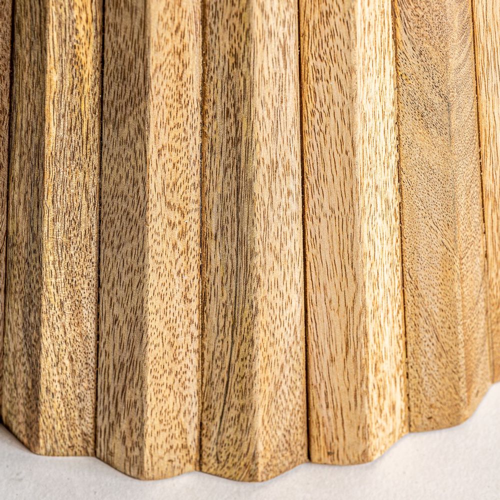Autres tables - Table de bar en bois de mangue blanc 45x45x60 cm - VICAL
