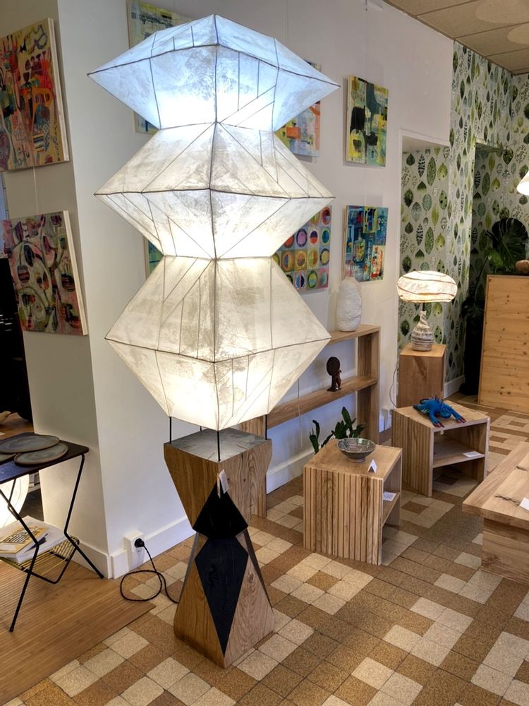 Lampadaires - Lampadaire Totem - ALE CASANOVAS LUMINAIRES EN PAPIER