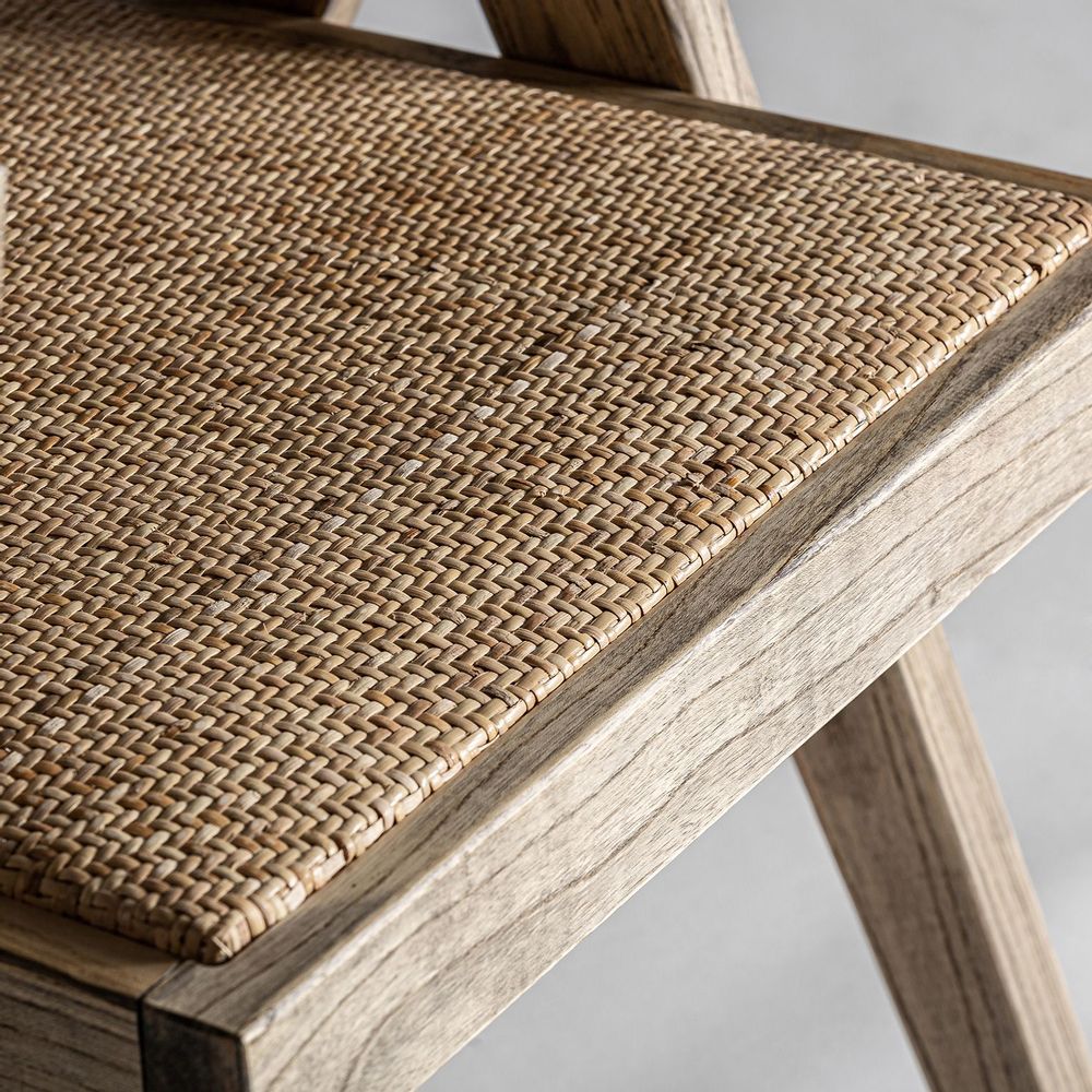 Chaises - Chaise en bois d´orme marron 57x59x85 cm - VICAL