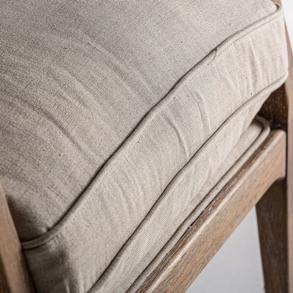 Armchairs - Nounces brown ash wood armchair 65x74x78 cm - VICAL