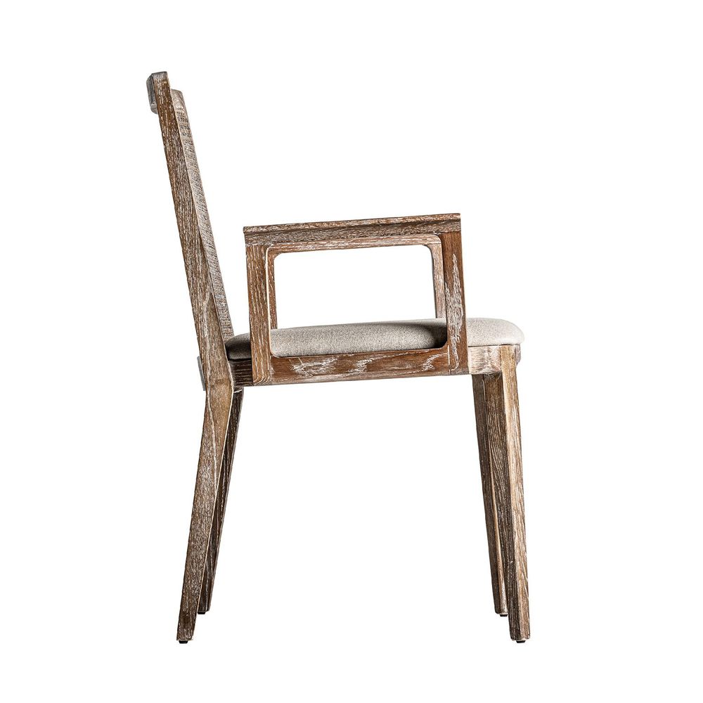 Chaises - Chaise en bois de frêne blanc cassé 57x60x86 cm - VICAL