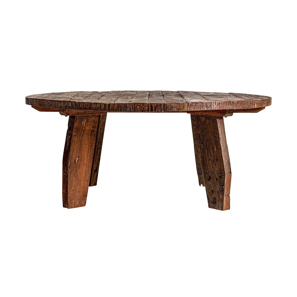 Tables Salle à Manger - Table salon en bois de mangue marron 160x160x76 cm - VICAL